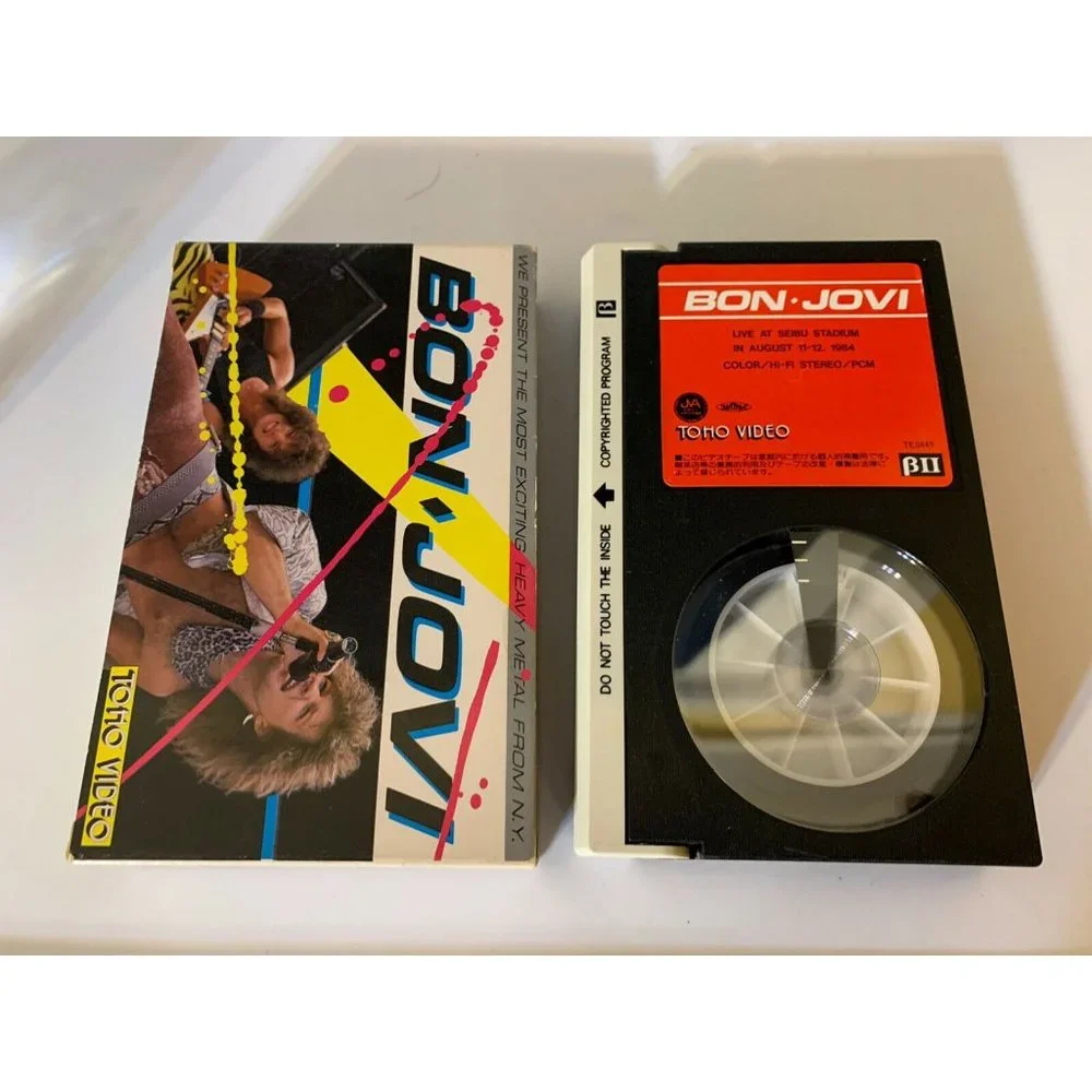 Vintage Bon Jovi BETA‎ Tape-Not VHS Rare